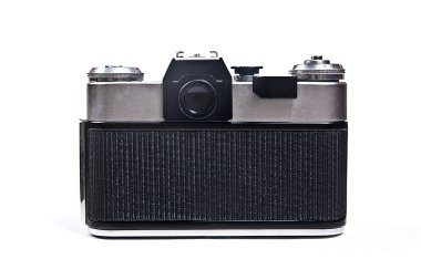 Eski Aralık Bulucu vintage fotoğraf makinesi beyaz arka plan üzerinde.