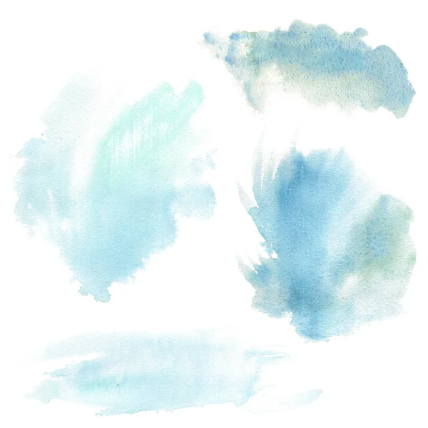 Watercolor Spots Set Perfect Background — Stock Photo, Image