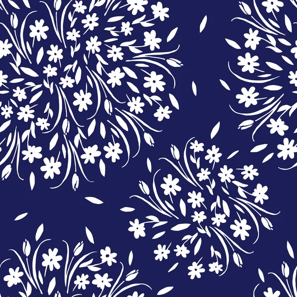 Modern floral seamless pattern. — Stock Vector
