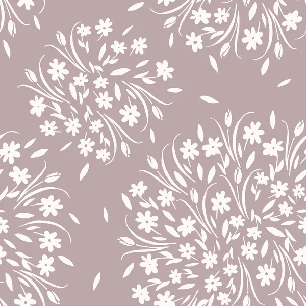 Motif floral moderne sans couture . — Image vectorielle