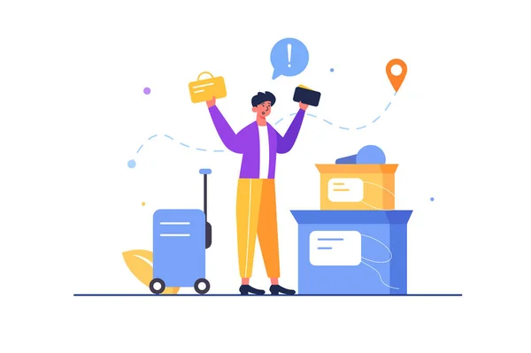 Eşyalarını toplamakta zorlanıyor..