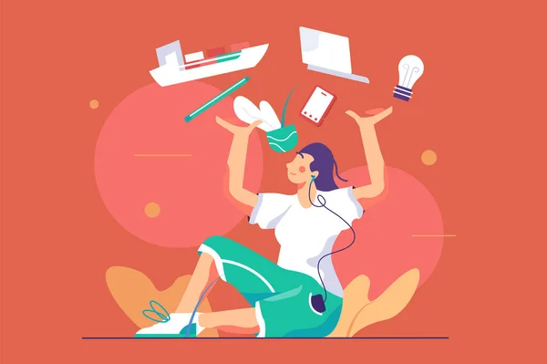 Her şeyi elinde tutan bir kız