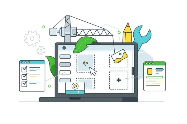 Digital website page layout development