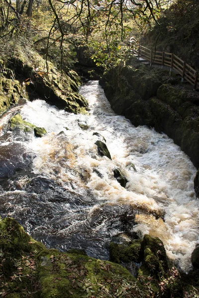 Szlak Wodospadowy Ingleton Yorkshire Dales — Zdjęcie stockowe