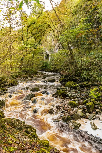 Szlak Wodospadowy Ingleton Yorkshire Dales — Zdjęcie stockowe