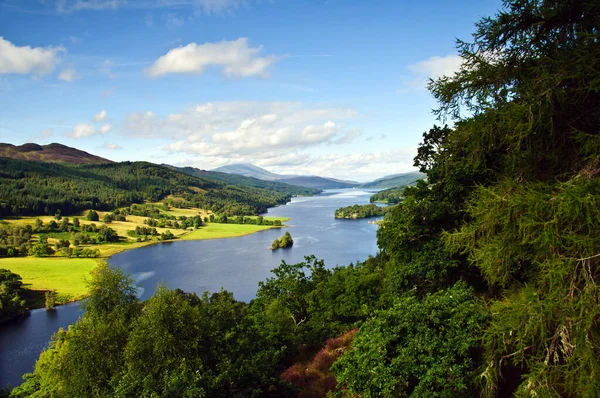 Loch Tummel Niedaleko Pitlochry Jak Widać Queens View Tak Nazwanego — Zdjęcie stockowe