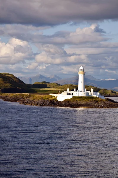 Eilean Musdile Lighthouse Lismore Oban Isle Mull Royalty Free Stock Images