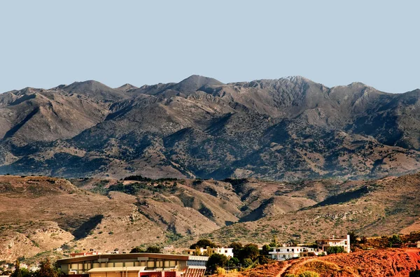 Горы Недалеко Ханьи Западной Части Крита Лицензионные Стоковые Фото
