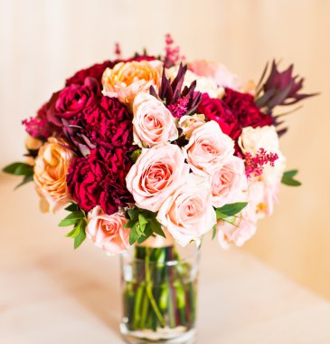 Colorful bridal bouquet