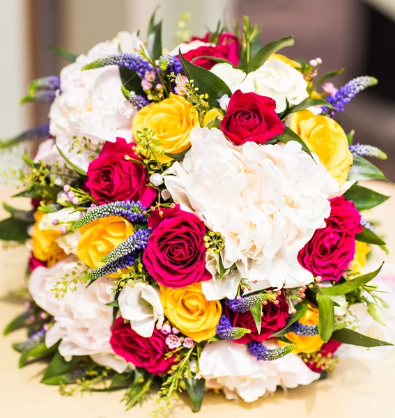 Close up of bridal wedding bouquet — Stock Photo, Image