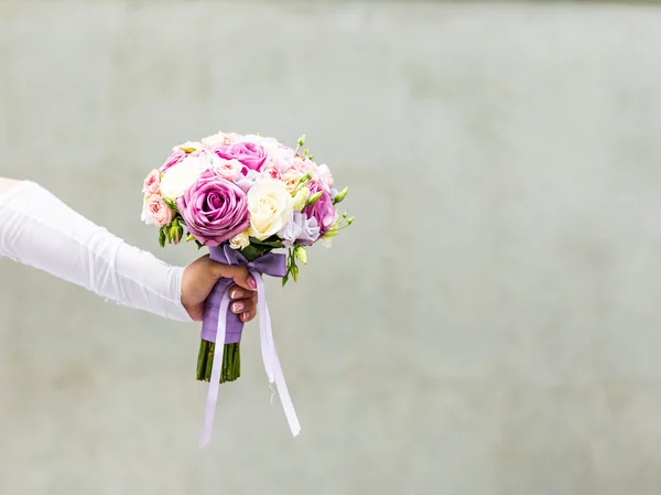 Buquê de casamento nupcial colorido — Fotografia de Stock