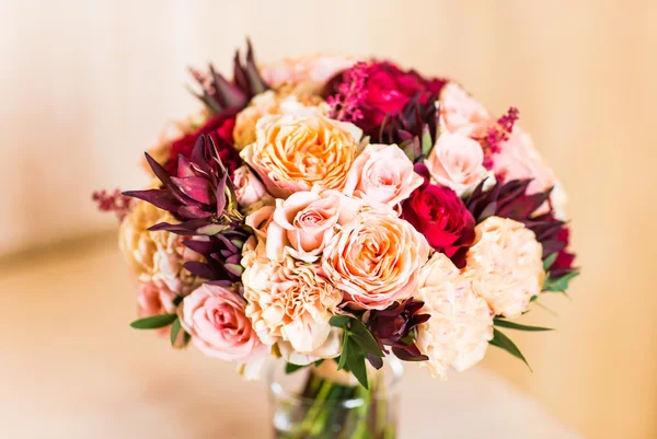Close up of bridal wedding bouquet — Stock Photo, Image