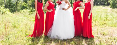 Gelin ve nedimeleri kapat