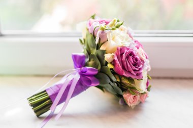 Colorful bridal bouquet