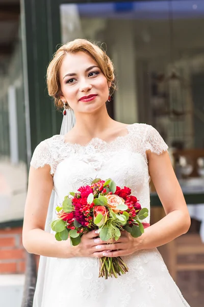 Buquê de flores de casamento — Fotografia de Stock