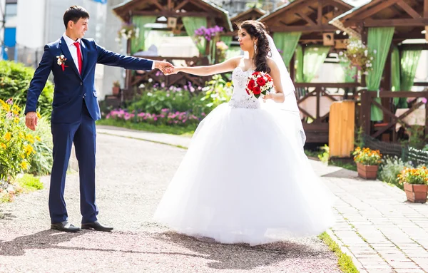 Bela dança do casamento — Fotografia de Stock