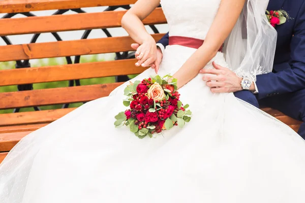 Bruiloft boeket van bloemen — Stockfoto