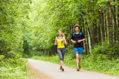 Birlikte - Park'ta jogging arkadaş çalışan