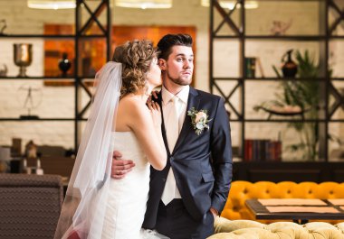 damat ve gelin portre