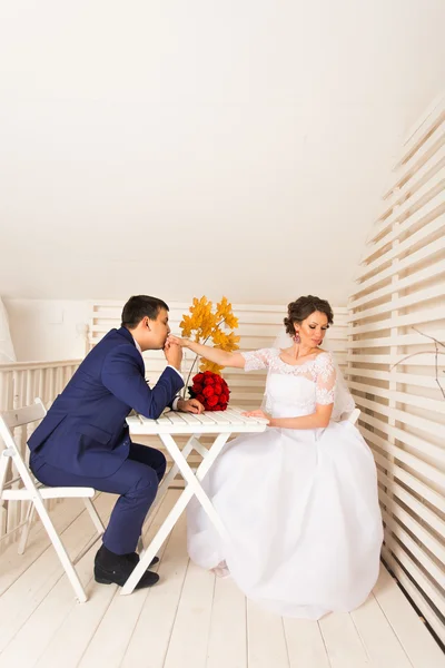 Novia y novio — Foto de Stock