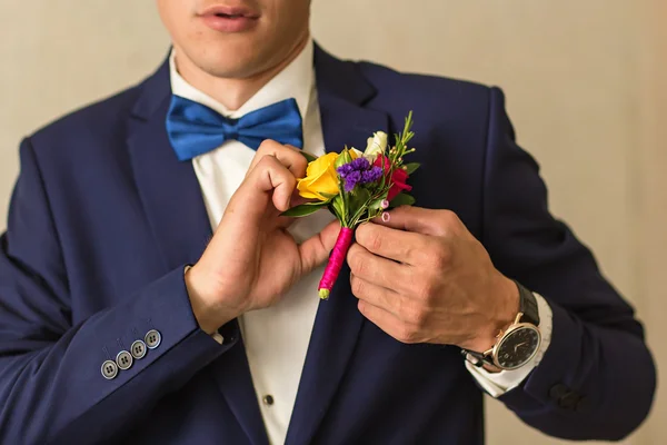 Bruidegoms Corsages — Stockfoto