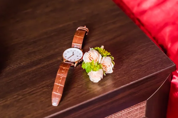 watches and boutonniere