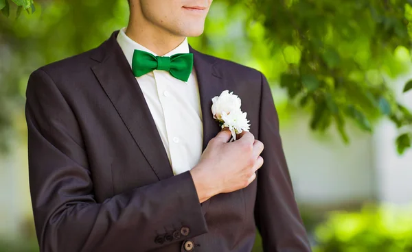 Klädda man — Stockfoto