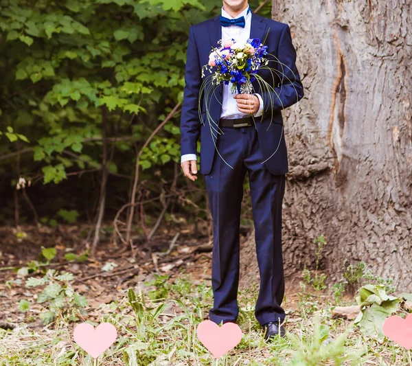 Hombre vestido — Foto de Stock