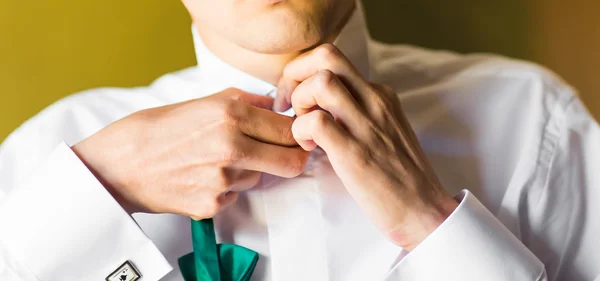 Man in a bow tie — Stock Photo, Image