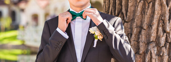 man in a bow tie