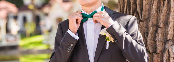 man in a bow tie
