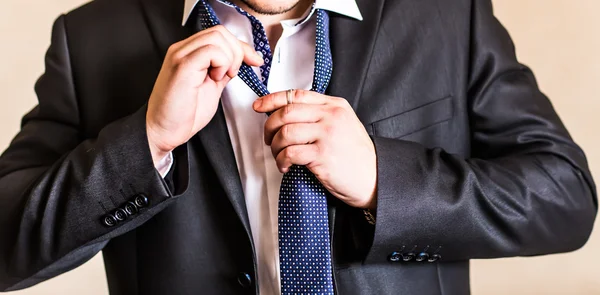 Man with a tie — Stock Photo, Image