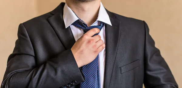 Man with a tie — Stock Photo, Image