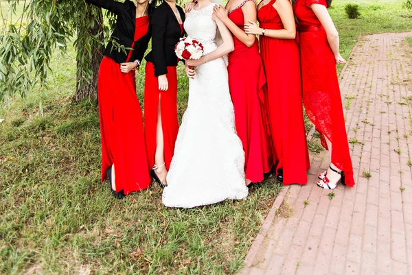 Damas de honor — Foto de Stock