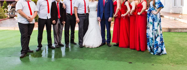 Groomsman і дружки — стокове фото