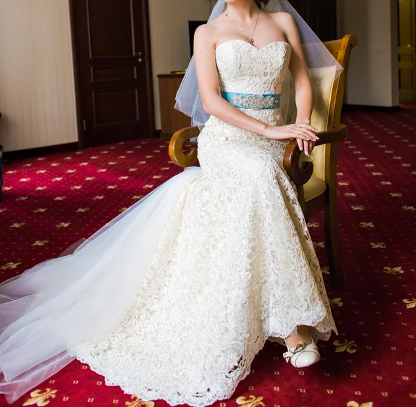 Ritratto della bella sposa — Foto Stock