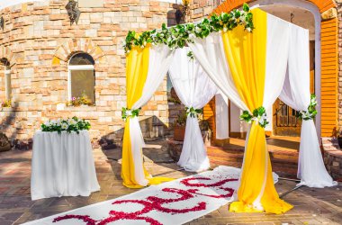 düğün töreni dekorasyon