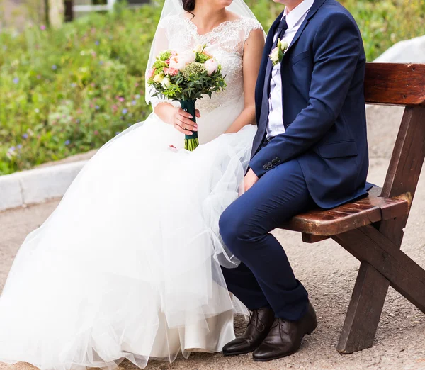 Schönes Hochzeitspaar — Stockfoto