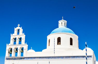 Oia kilise, Santorini Adası, Kiklad Adaları, Yunanistan