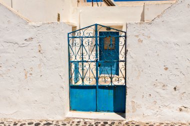 Santorini'de tipik ev parçası
