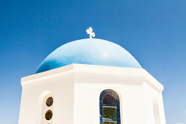 伊亚教堂，圣托里尼岛，希腊基克拉泽斯 — 图库照片