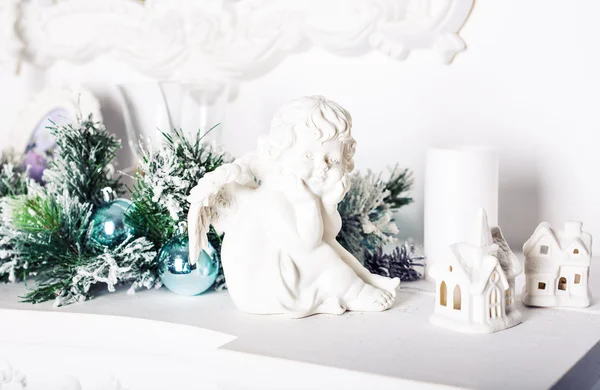 Karácsonyi angyal figura — Stock Fotó