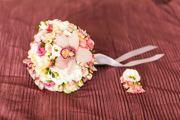 Närbild av bröllopsbukett — Stockfoto