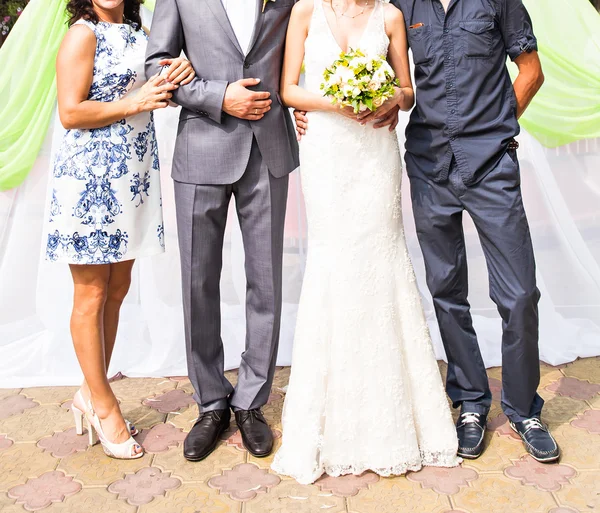 Convidados de casamento na cerimônia de casamento — Fotografia de Stock