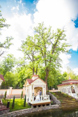 Mutlu gelin ve damat düğünlerinde