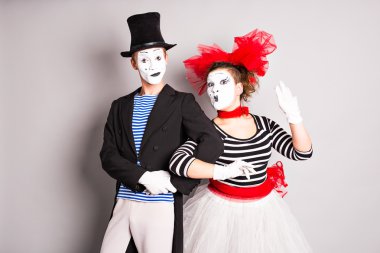 İki saniye erkek ve kadın. Sevgililer günü, Nisan Fools Day kavramı