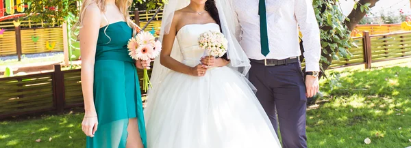 Gäste beim Hochzeitsempfang — Stockfoto