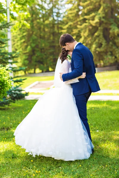 Solo pareja casada abrazada . — Foto de Stock