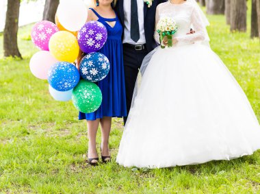 Gelin ve damat ve Konuklar