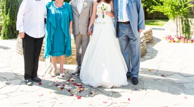 Gelin ve damat ve Konuklar